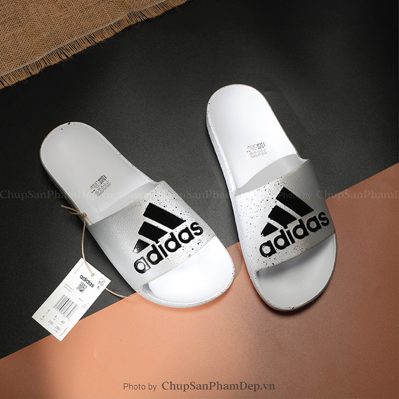 Dép Đúc Adidas Logo 3D Phối Màu Tinh Tế